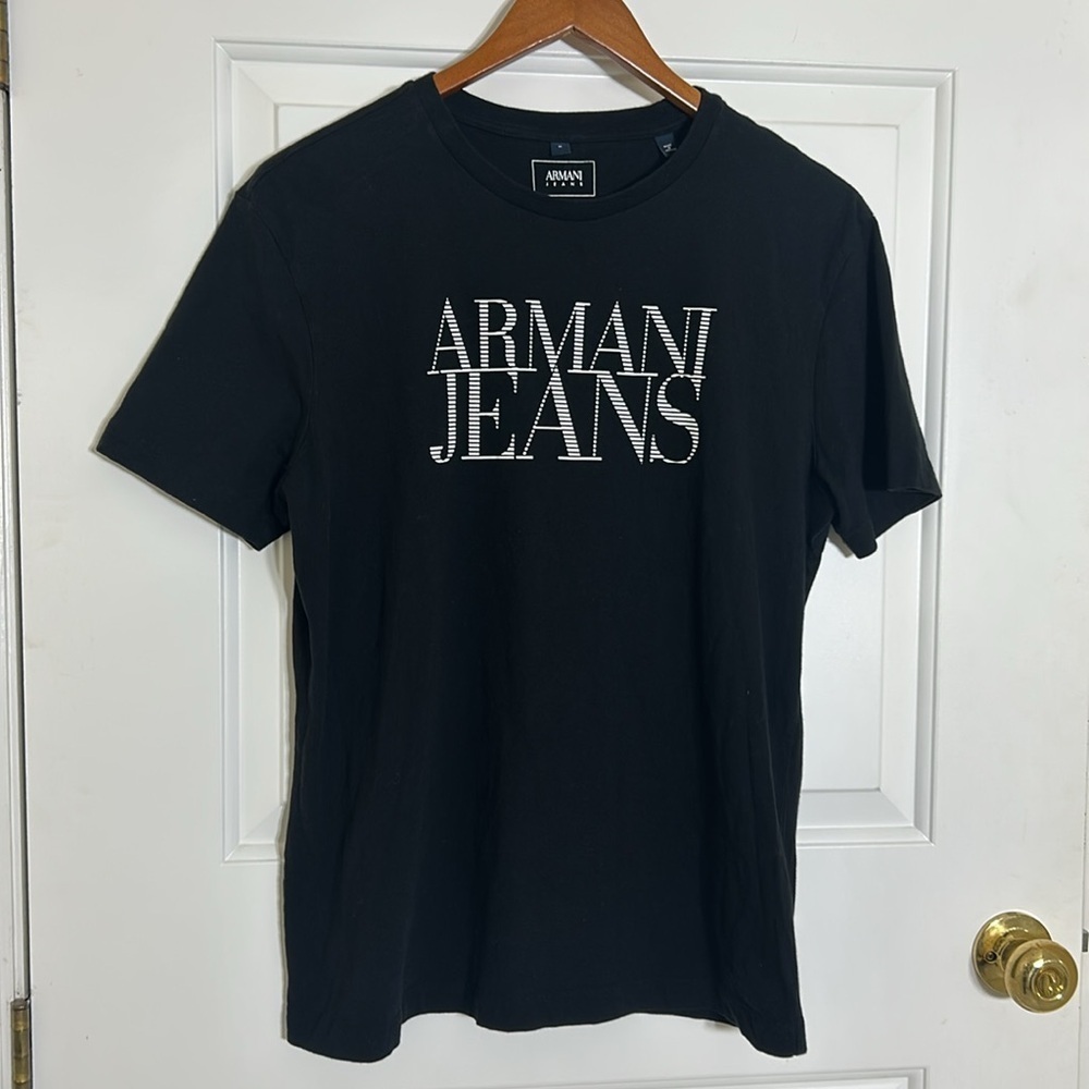 Armani Jeans (Exchange) Black Women’s T-Shirt